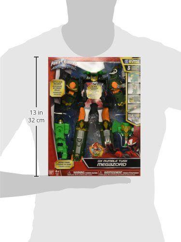 Megazord DX Rumble Tusk 5 Zords Power Rangers Ninja Steel Bandai